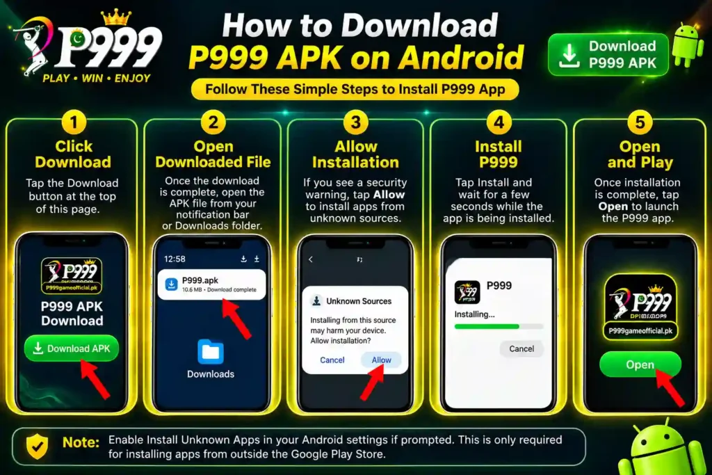 How to Download P999 APK on Android
