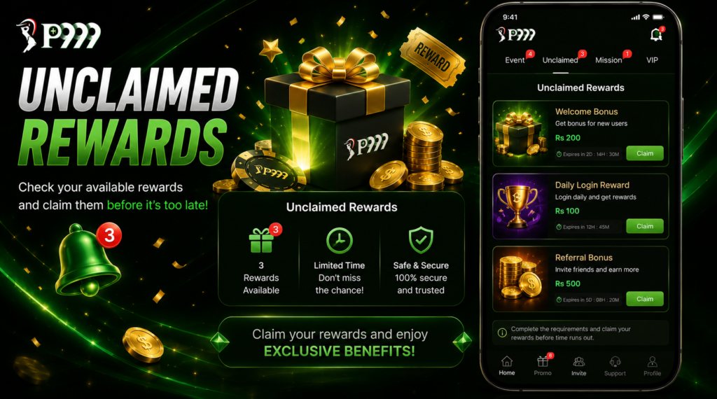P999 Unclaimed Rewards