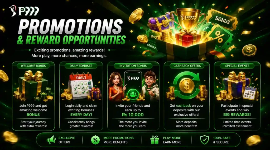 P999 Game Promotions